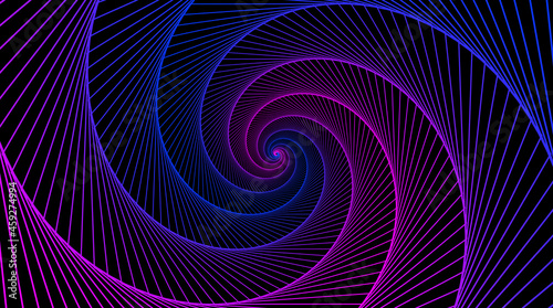Billede på lærred Hypnotic spiral