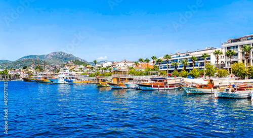 Port city and tourist resort on the Mediterranean coast. Marmaris, Turkey