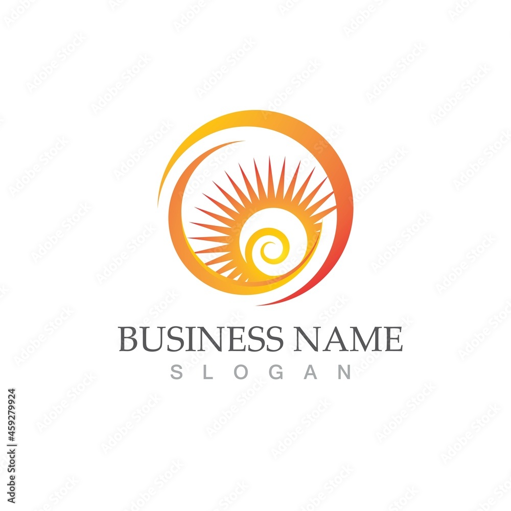 Sun Vector illustration Icon Sun Vector illustration Icon