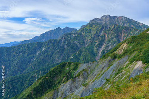 唐松岳登山道からの北アルプス