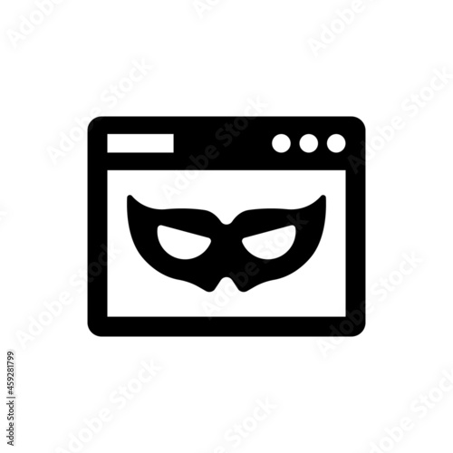 Incognito browsing icon