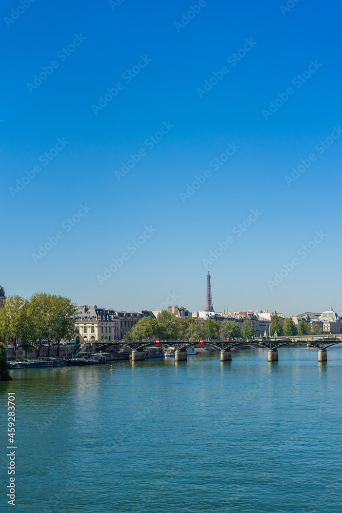 View over the Seine river in Paris View over the Seine river in Paris