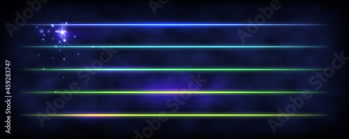 Vector Lights, Stars or Twinkles with Camera Lens Effects