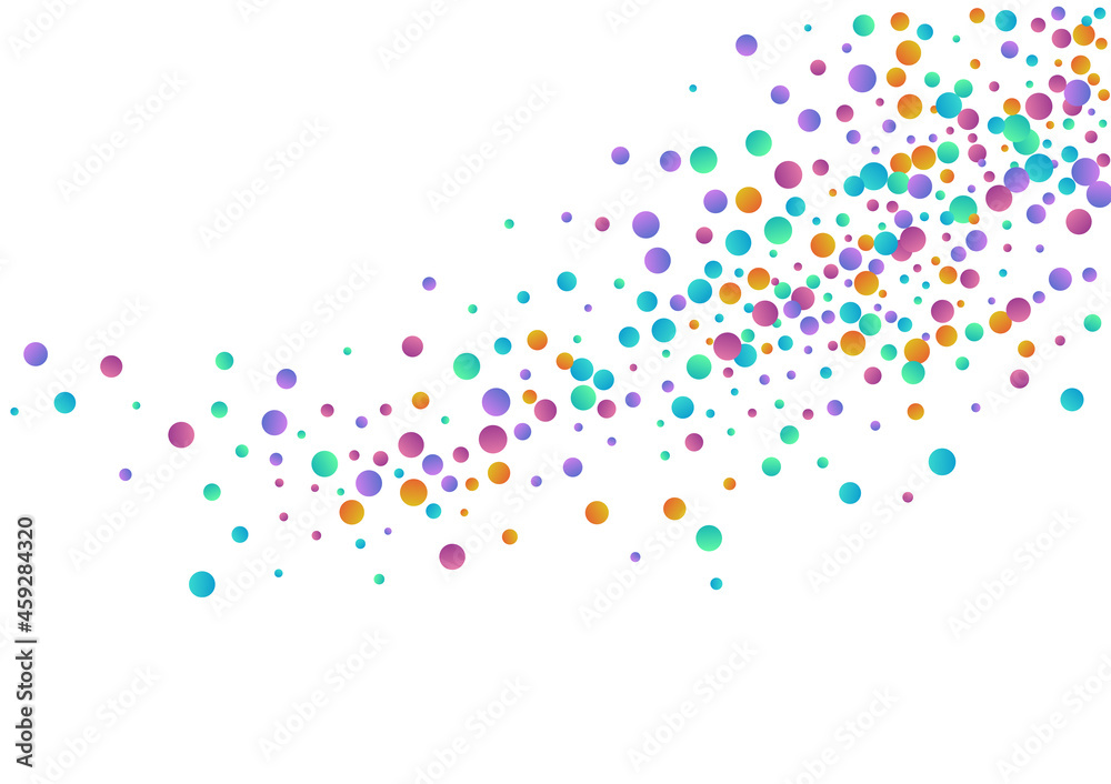 Rainbow Dust Decoration Vector White Background. Rainbow Dust Decoration Vector White Background.