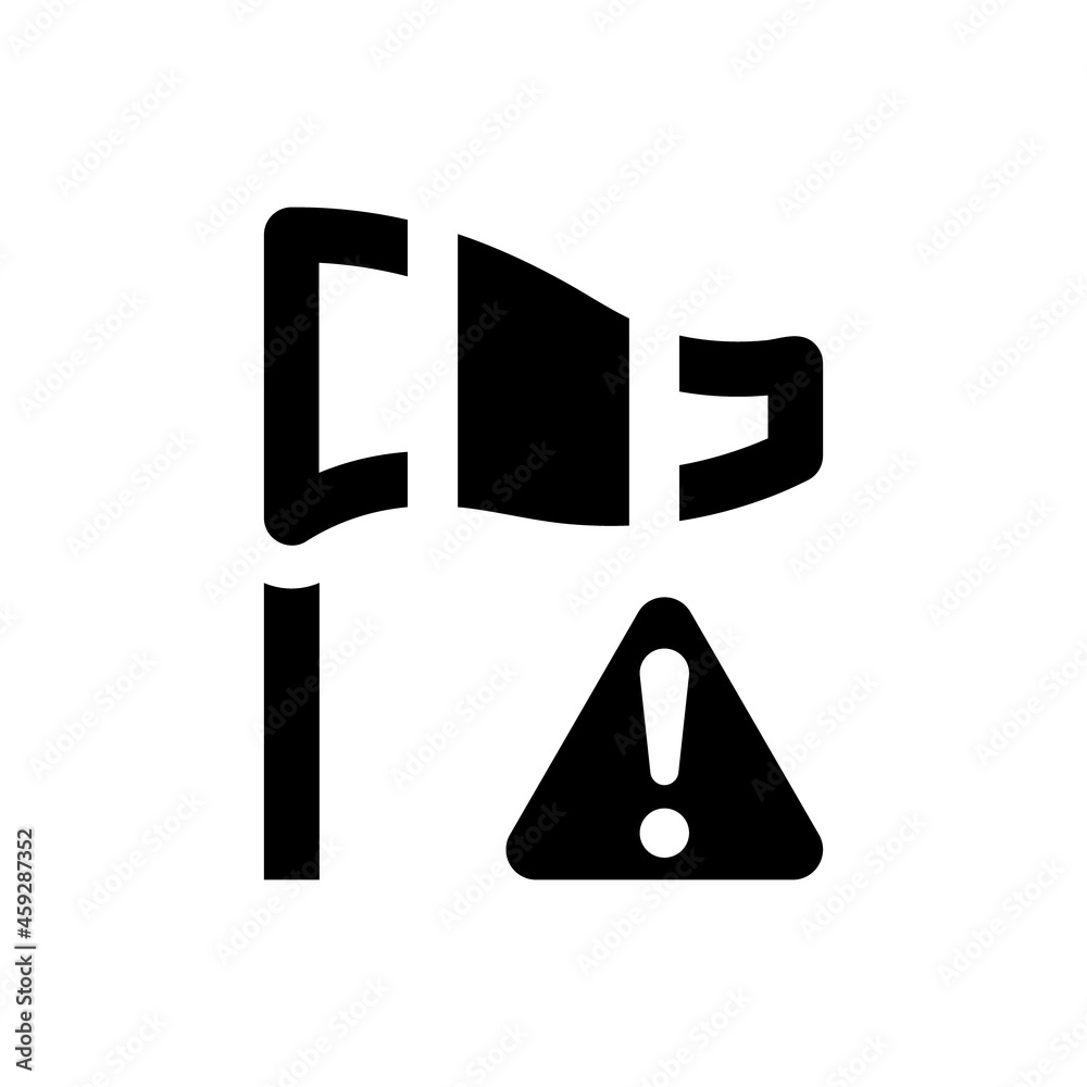 Storm warning icon Storm warning icon