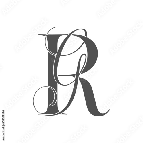 rg, gr, monogram logo. Calligraphic signature icon. Wedding Logo Monogram. modern monogram symbol. Couples logo for wedding