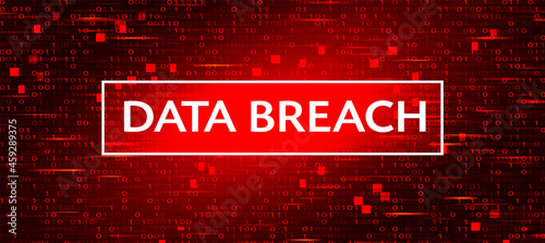 Futuristic Digital Technology Vector Background. Cyber Attack, Ransomware, Malware