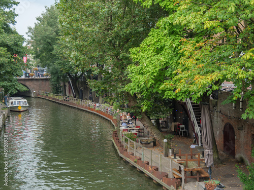 Die Alststadt von Utrecht in den Niederlanden