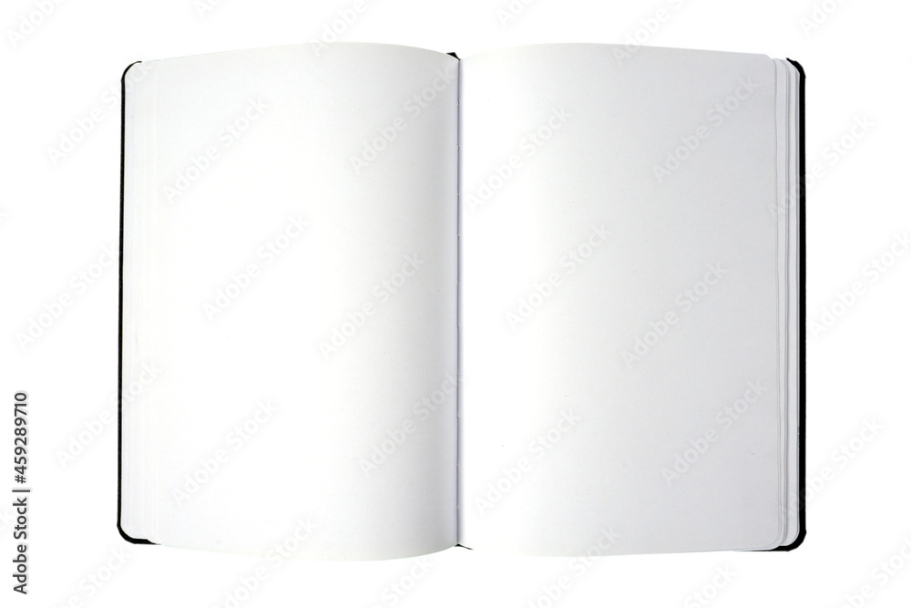 blank notebook on white background blank notebook on white background