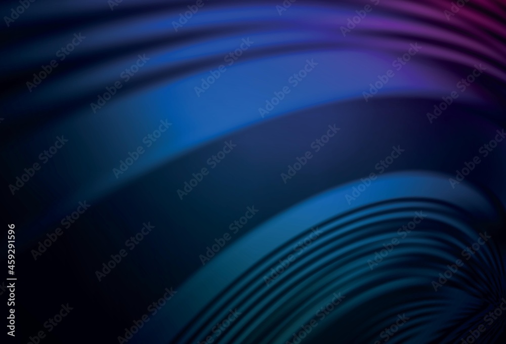 Fototapeta premium Dark Pink, Blue vector glossy abstract backdrop.