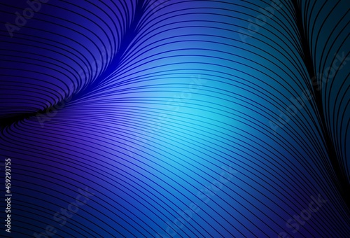 Dark Pink  Blue vector background with wry lines.