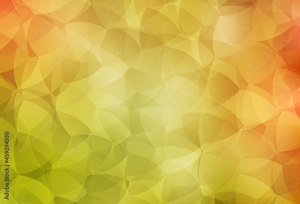 Light Red, Yellow vector triangle mosaic template. Light Red, Yellow vector triangle mosaic template.