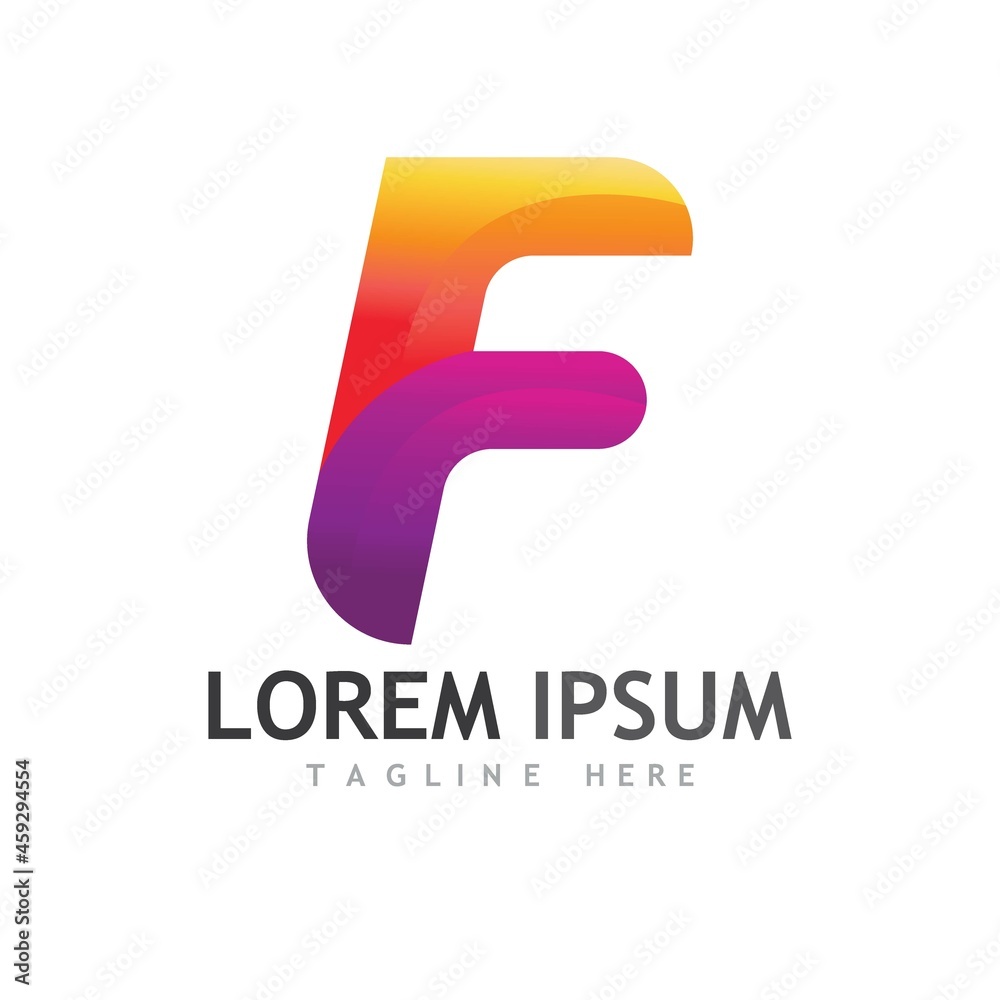 F Letter vector icon F Letter vector icon