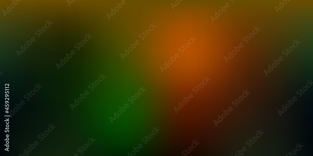 Dark Green, Red vector abstract blur template. Dark Green, Red vector abstract blur template.