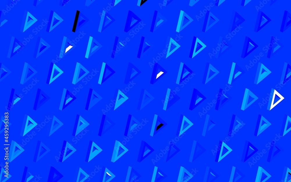 Dark BLUE vector texture with triangular style. Dark BLUE vector texture with triangular style.