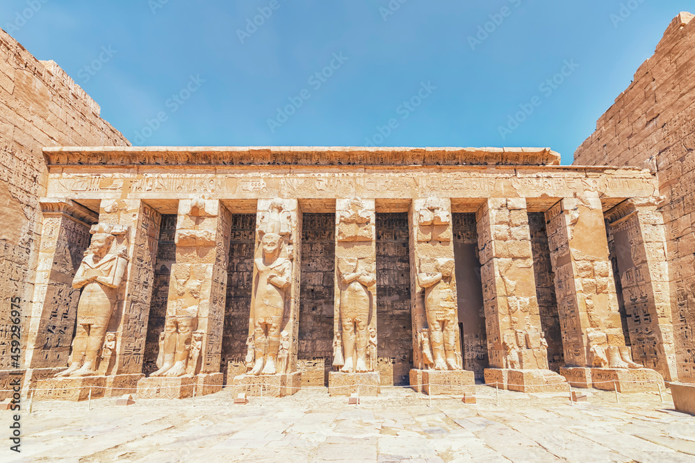 Fototapeta premium The Temple of Ramesses III in Luxor, Egypt