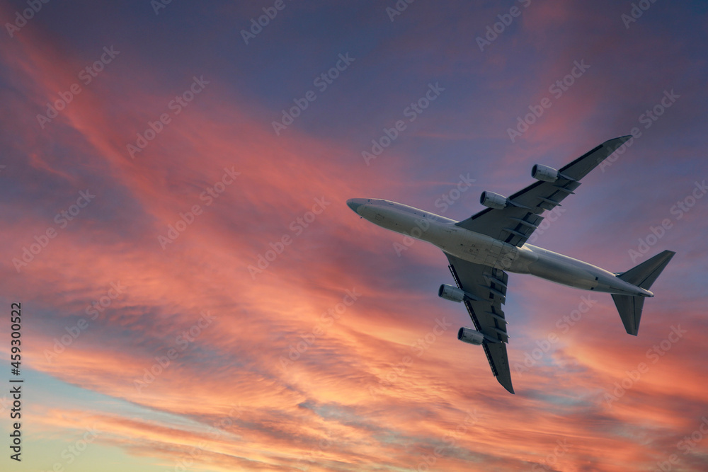 jet/airplane in the sunset jet/airplane in the sunset