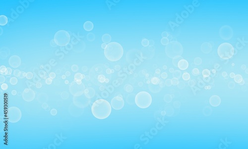 Colorful blue Bokeh. Abstract Background 