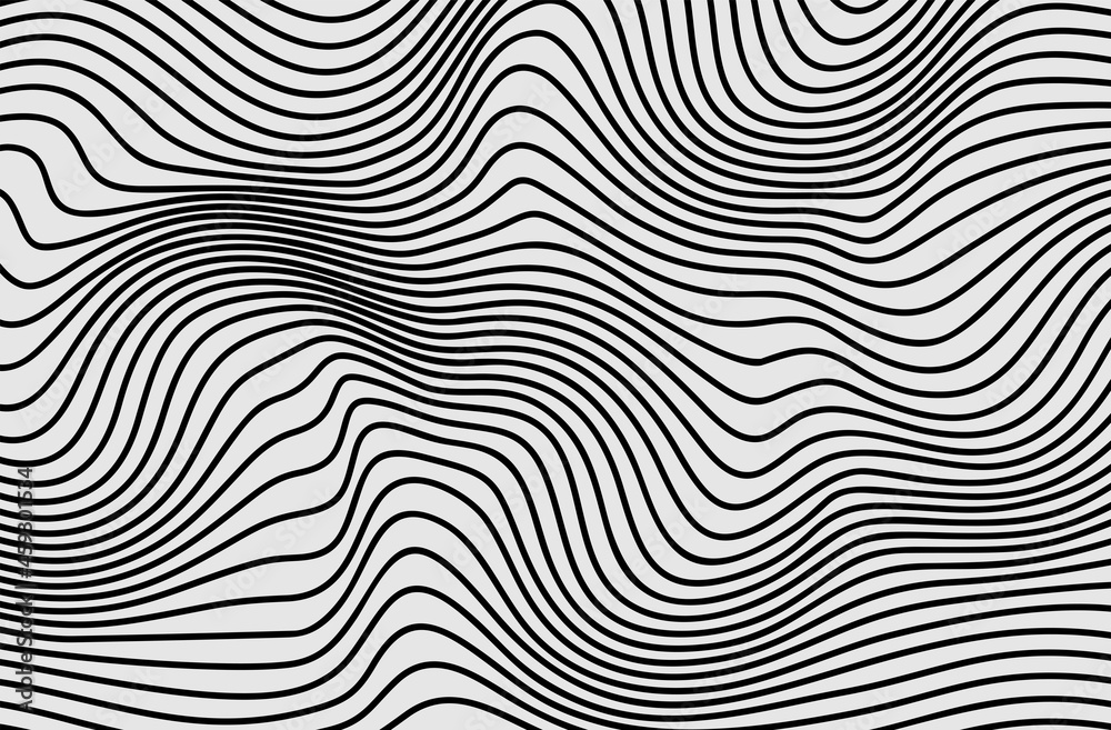 Wave pattern. Vector illustration. vector