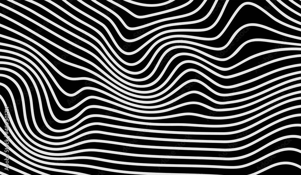 Wave pattern. Vector illustration. vector