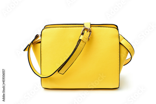 Fashion purse handbag small shoulderbag on white background isolated photo