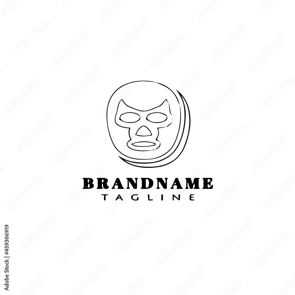 boxer head character cartoon logo icon design template black vector illustration boxer head character cartoon logo icon design template black vector illustration