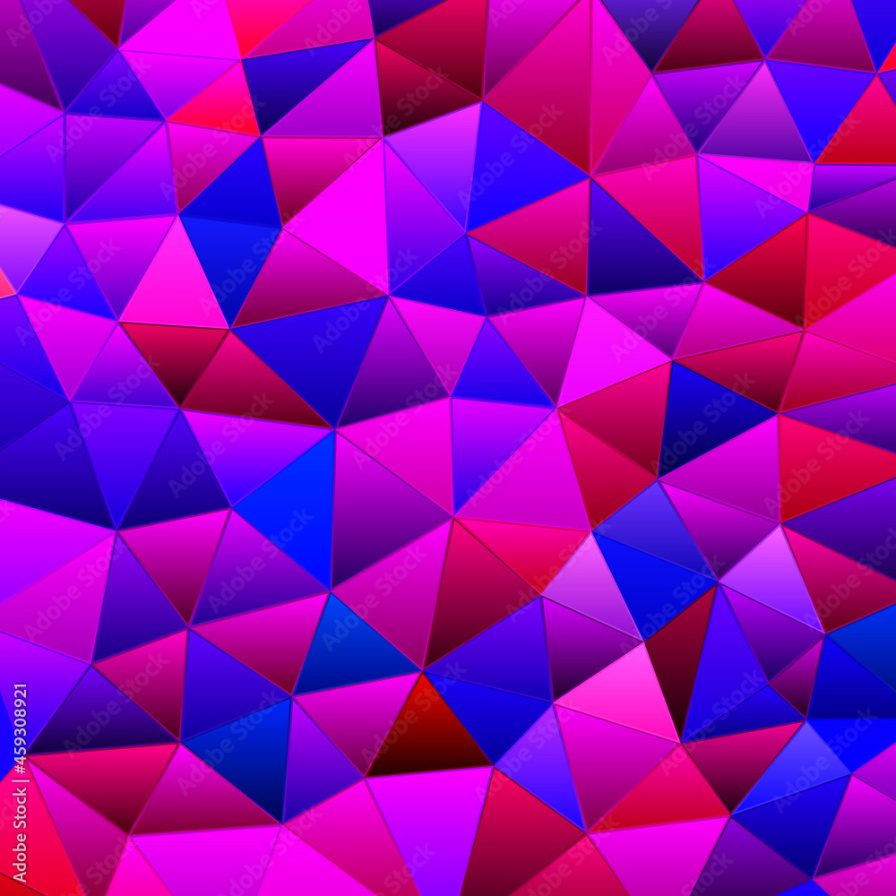 abstract vector stained-glass triangle mosaic background - purple and violet abstract vector stained-glass triangle mosaic background - purple and violet
