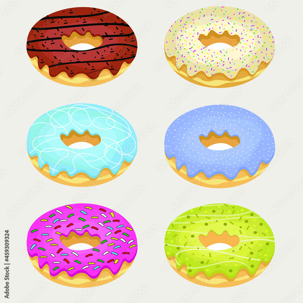 donuts set, sweets, food, donuts set, sweets, food,