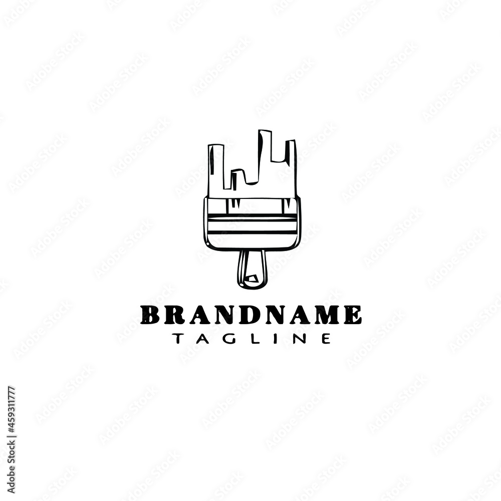 paint logo cartoon icon design vector illustration cute paint logo cartoon icon design vector illustration cute