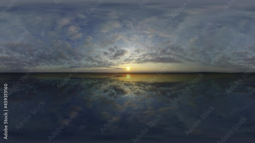VR sky 360 clouds Panoramic Sky 360 HDRI 360 Degree panorama Sky for VR films sky without ground