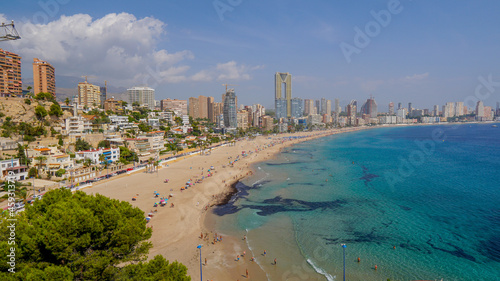 Photography Playa de Poniente en Benidorm desde la Cala.