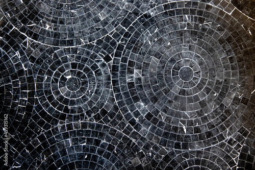 Black Stone in Mosaic design 