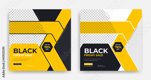 Black Friday Sale Social media post banner design,
Abstract Black Friday sale banner template