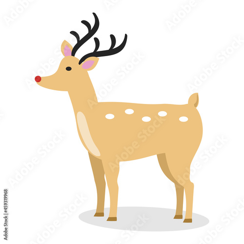 Reindeer vector for Christmas celebration event