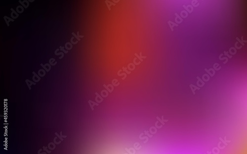 Dark purple, pink vector gradient blur backdrop.