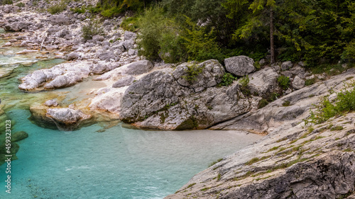 Landschaft im Triglav Nationalpark in Slowenien