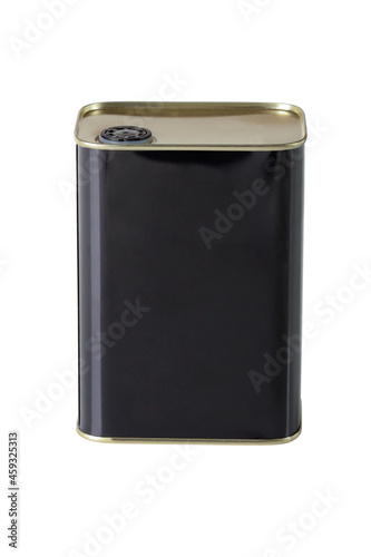 Tin can with oil