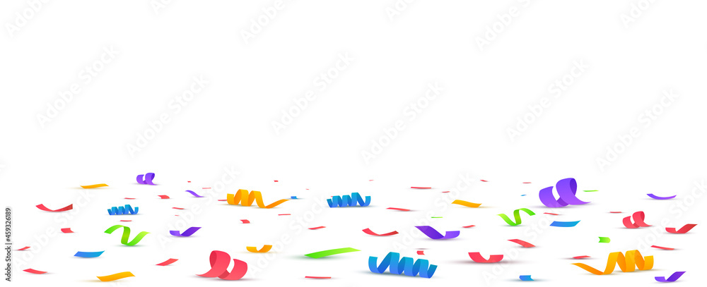 Confetti vector illustration. Festive background. Party concept. Flying ribbons isolated. Confetti vector illustration. Festive background. Party concept. Flying ribbons isolated.