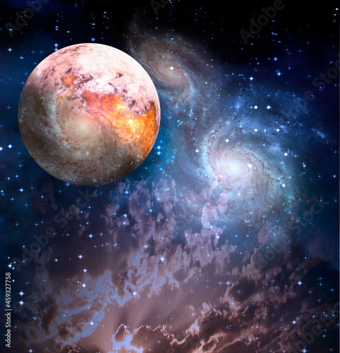 Fototapeta Naklejka Na Ścianę i Meble -  Exoplanet in space
