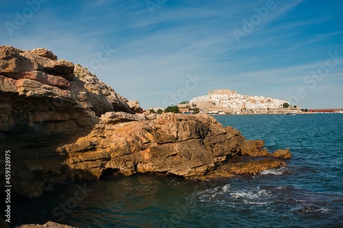 Scenes from the castle of Papa Luna in Peñíscola seen from the sea and the south coast.