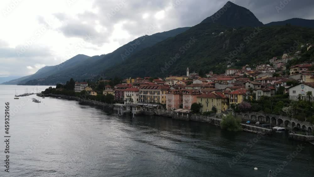 traditional Italian lake town
