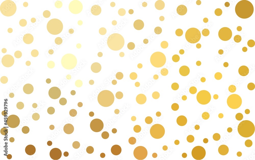 Light Orange vector pattern with spheres. Light Orange vector pattern with spheres.