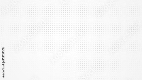 Dot white gray pattern gradient light texture background. Abstract  technology big data digital background. 3d rendering.