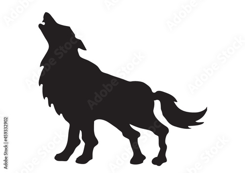 loup hurlant