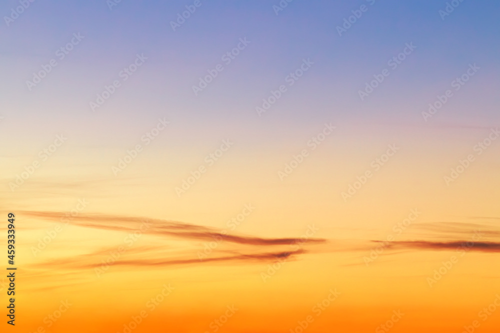 Sunset sky backgrounds for 3D rendering. Modern clean and minimal look.