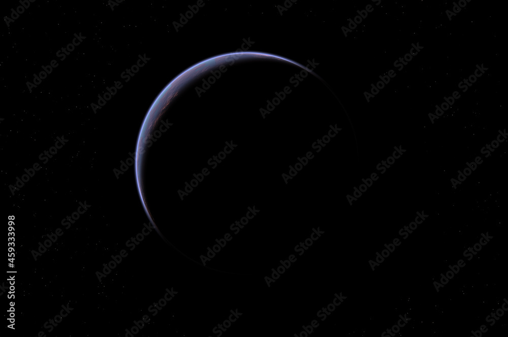Obraz premium Some planet in deep space.