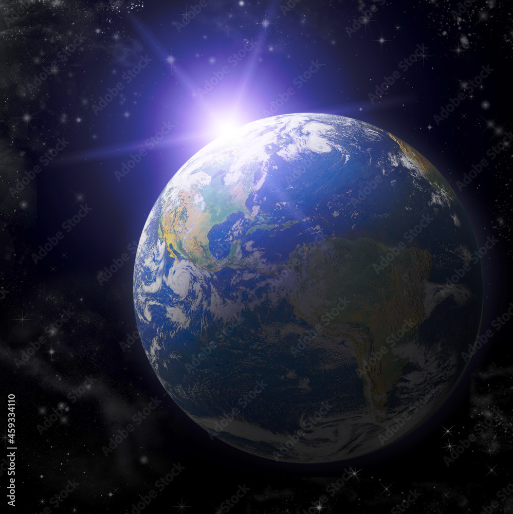 Fototapeta premium Real Earth Planet