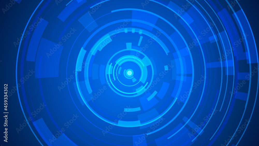Abstract circle blue future technology background. Abstract circle blue future technology background.