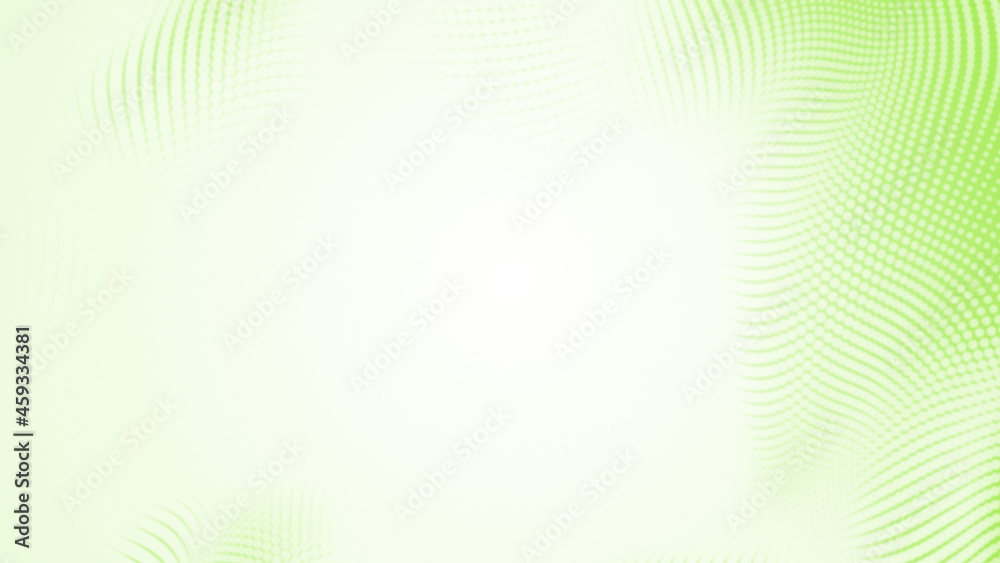 Abstract dot pattern white green wave light gradient texture technology background. Abstract dot pattern white green wave light gradient texture technology background.