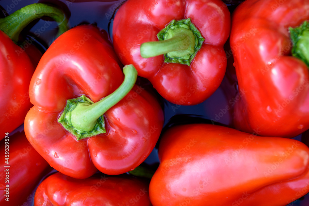 Paprika. Pepper red. Bell pepper. Sweet red peppers Paprika. Pepper red. Bell pepper. Sweet red peppers